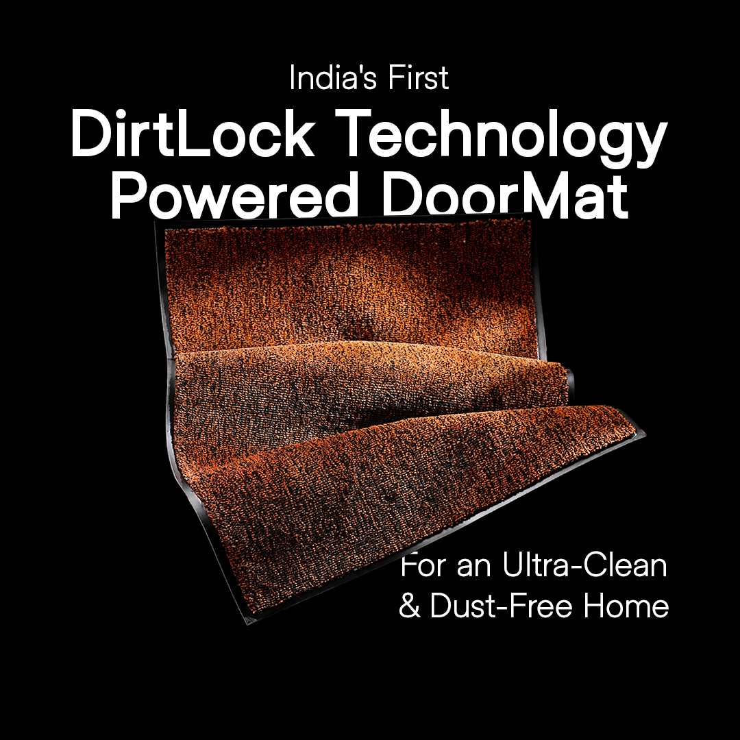 UltiClean Soft Tread Dirt & Wetness Lock Floor Mat - Brown
