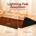 Load image into Gallery viewer, UltiClean Soft Tread Dirt & Wetness Lock Floor Mat - Brown