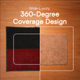 Load image into Gallery viewer, Hybrid Dual-Zone Smart Door Mat for Homes - Black Red