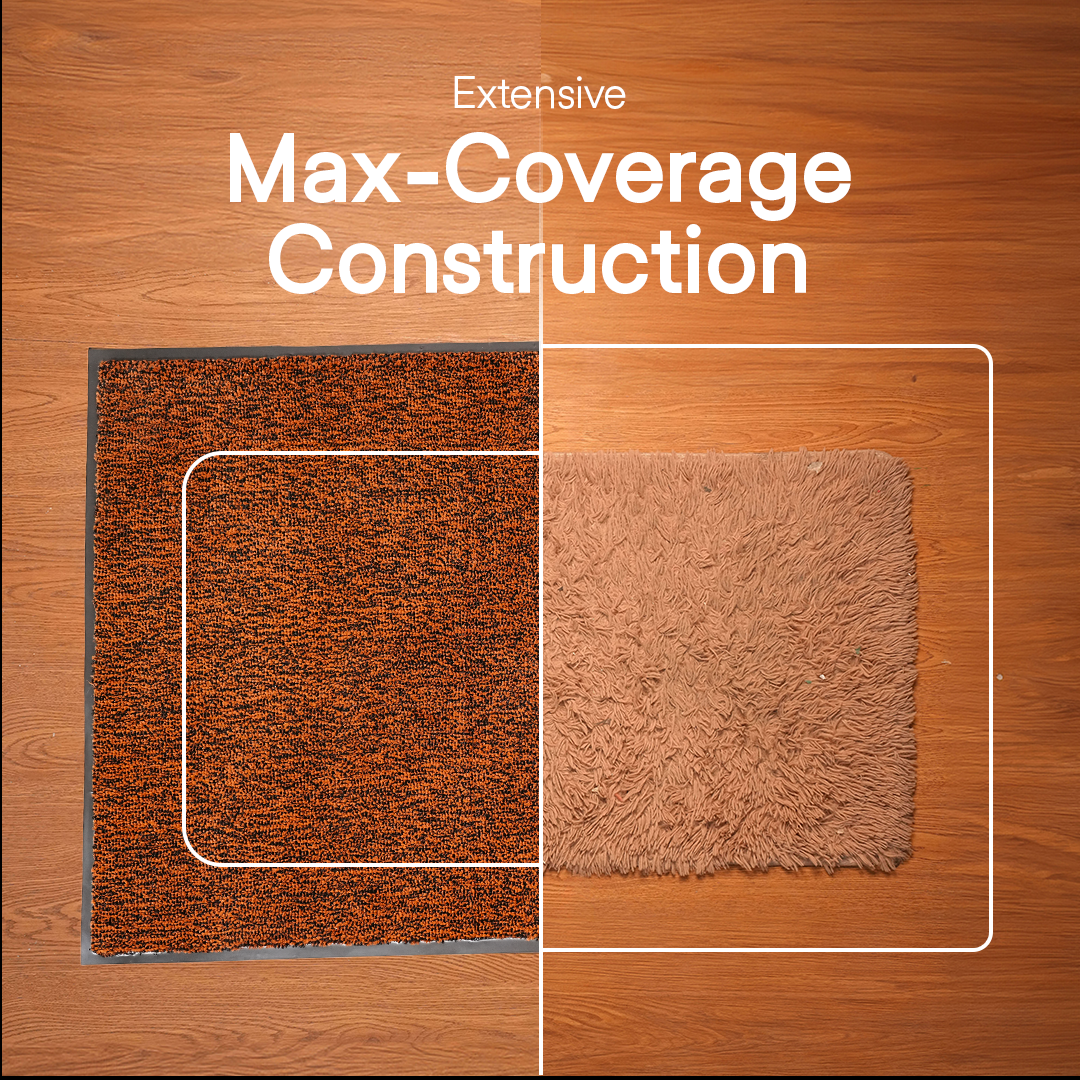 UltiClean Soft Tread Dirt & Wetness Lock Floor Mat - Brown