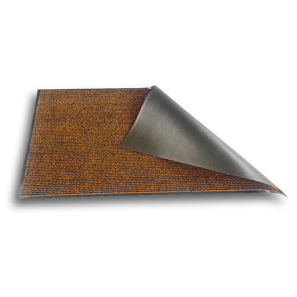 UltiRake DualTread Scraper-Wiper Mats Brown Black