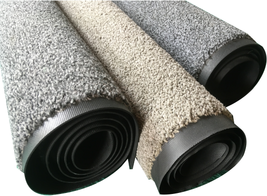 UltiDure polyamide carpet mat with nbr backing and reinforced borders rolled up Ultimats