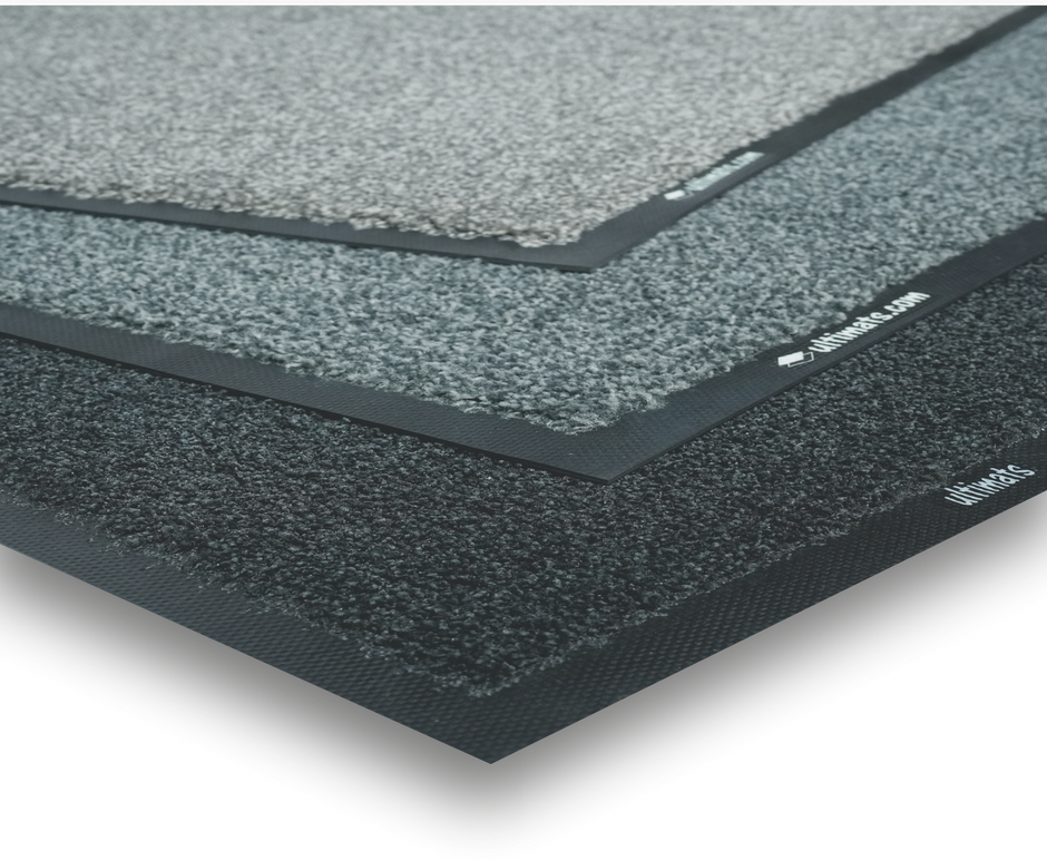UltiDure polyamide carpet mat with nbr backing and reinforced borders 3 colors by Ultimats