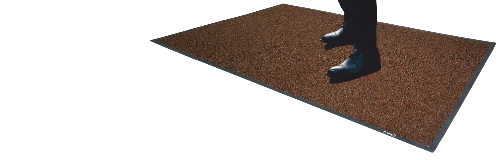 UltiScrape Scraper barrier Mat brown with double compressed borders