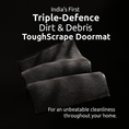 Load image into Gallery viewer, UltiScrape - Dirt Scraper Outdoor Entrance Mat - Grey