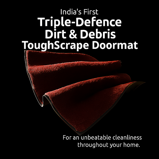 UltiScrape - Dirt Scraper Outdoor Entrance Mat - Red