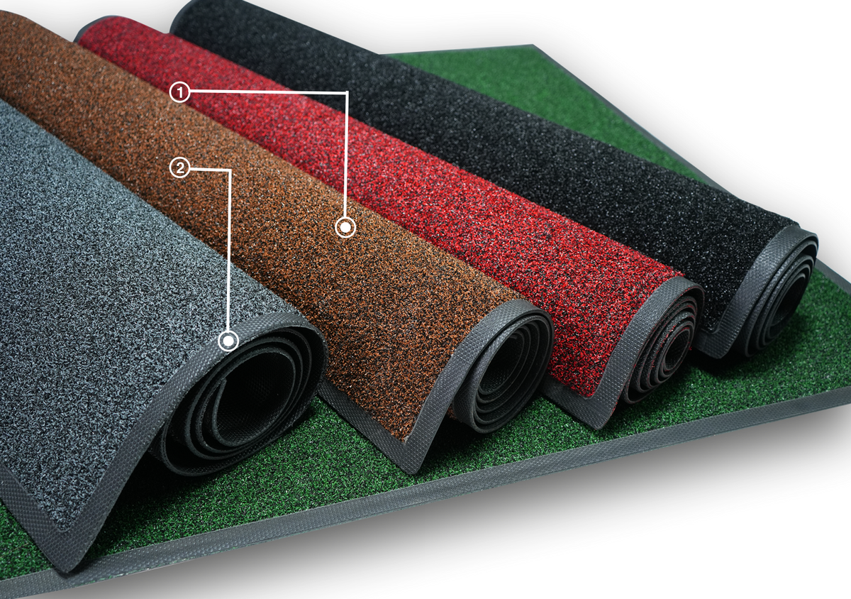 UltiScrape scraper mat features assorted colors