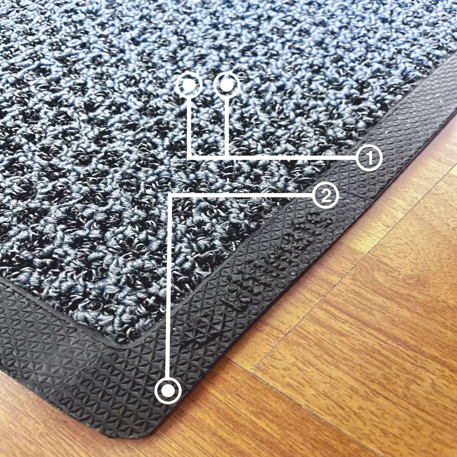 UltiScrub Scraper Dryer matting features by Ultimats