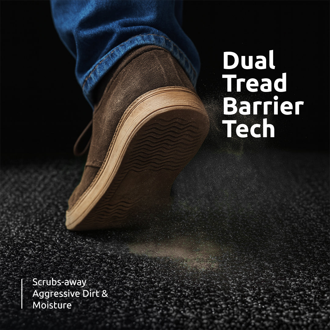 UltiScrub Heavy Traffic DualTread Barrier Mat - Charcoal Noir
