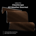 Load image into Gallery viewer, UltiWipe CleanScrape All Weather Mat - Brown-Black