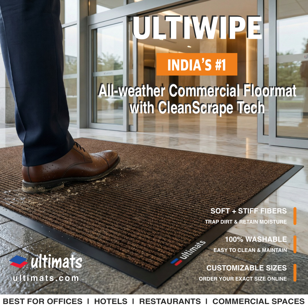UltiWipe presized dust-control carpet mat by Ultimats