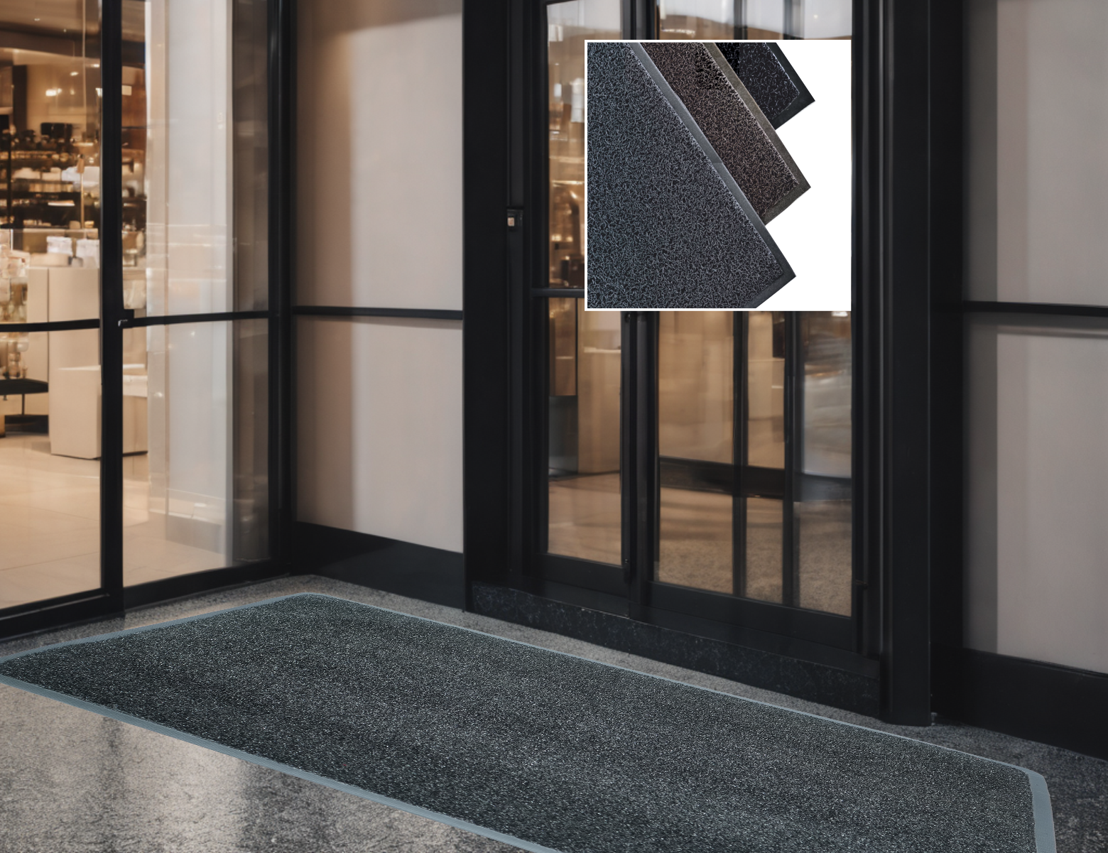 Ultimat Vinyl Looped Heavy Duty Bordered Floormats