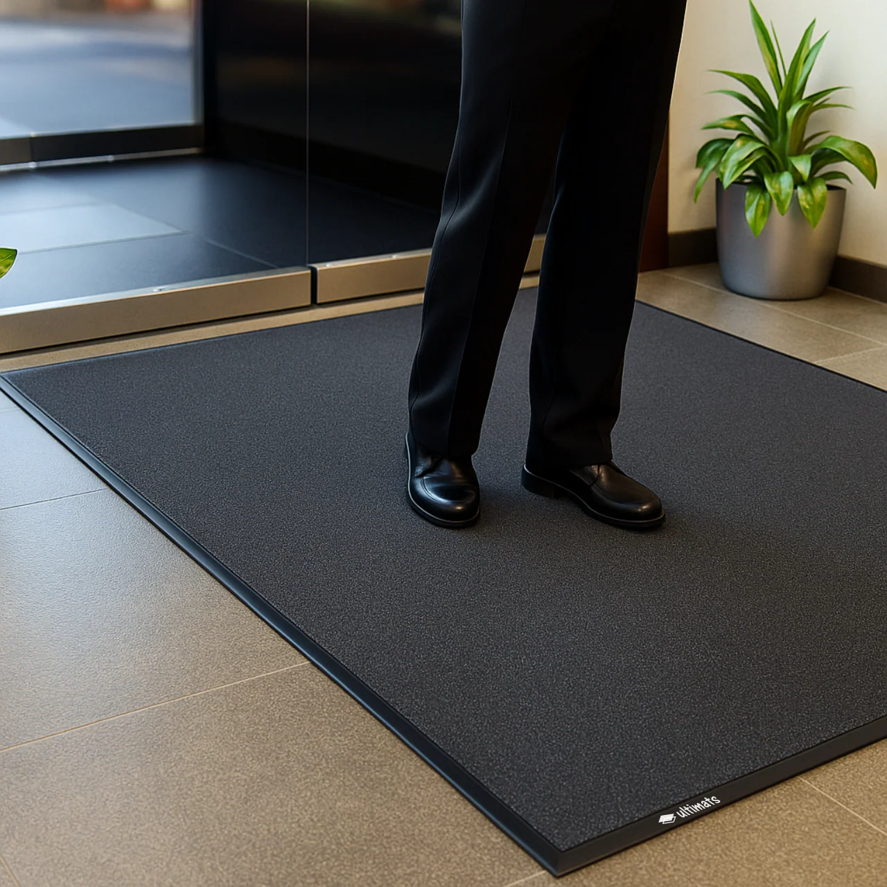 Custom-Size Mats for Odd-Shaped Office Entrances