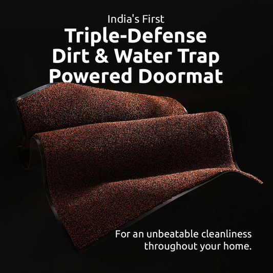UltiScrape brown powered doormat