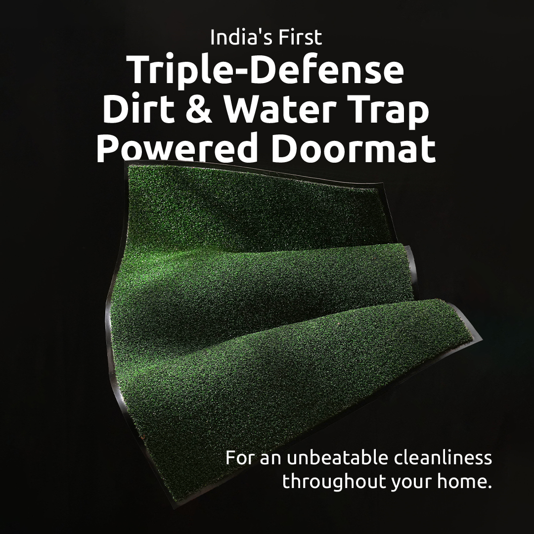 UltiScrape Toughtread Scraper Doormat - Green