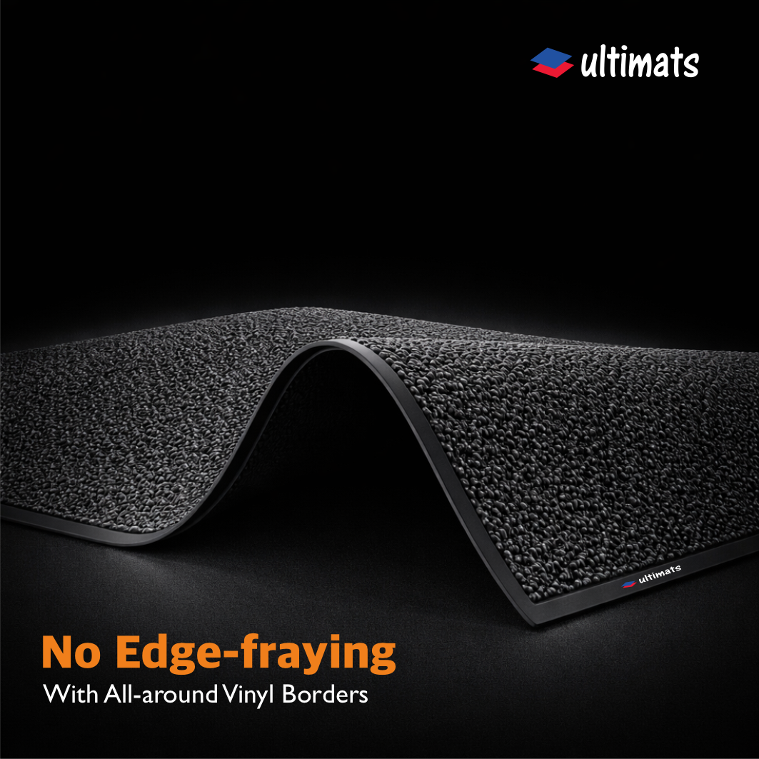 UltiScrub Heavy Traffic DualTread Barrier Mat - Modern Grey