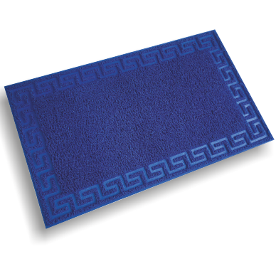 Greek Key mat blue by Ultimats