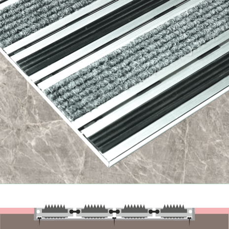 Matwell Ramp Premium Aluminium Mats & Matting for Clean Entrances
