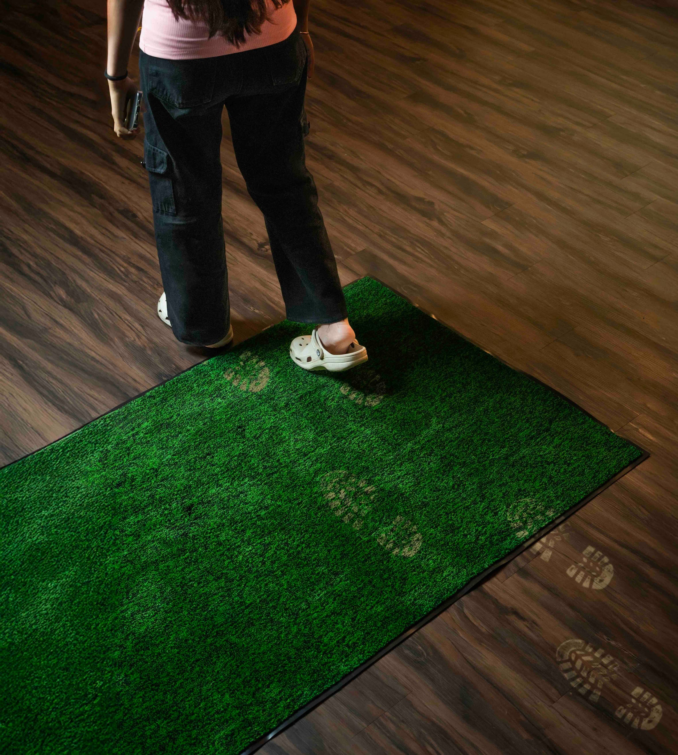 UltiClean Soft Tread Dirt & Wetness Lock Floor Mat - Green