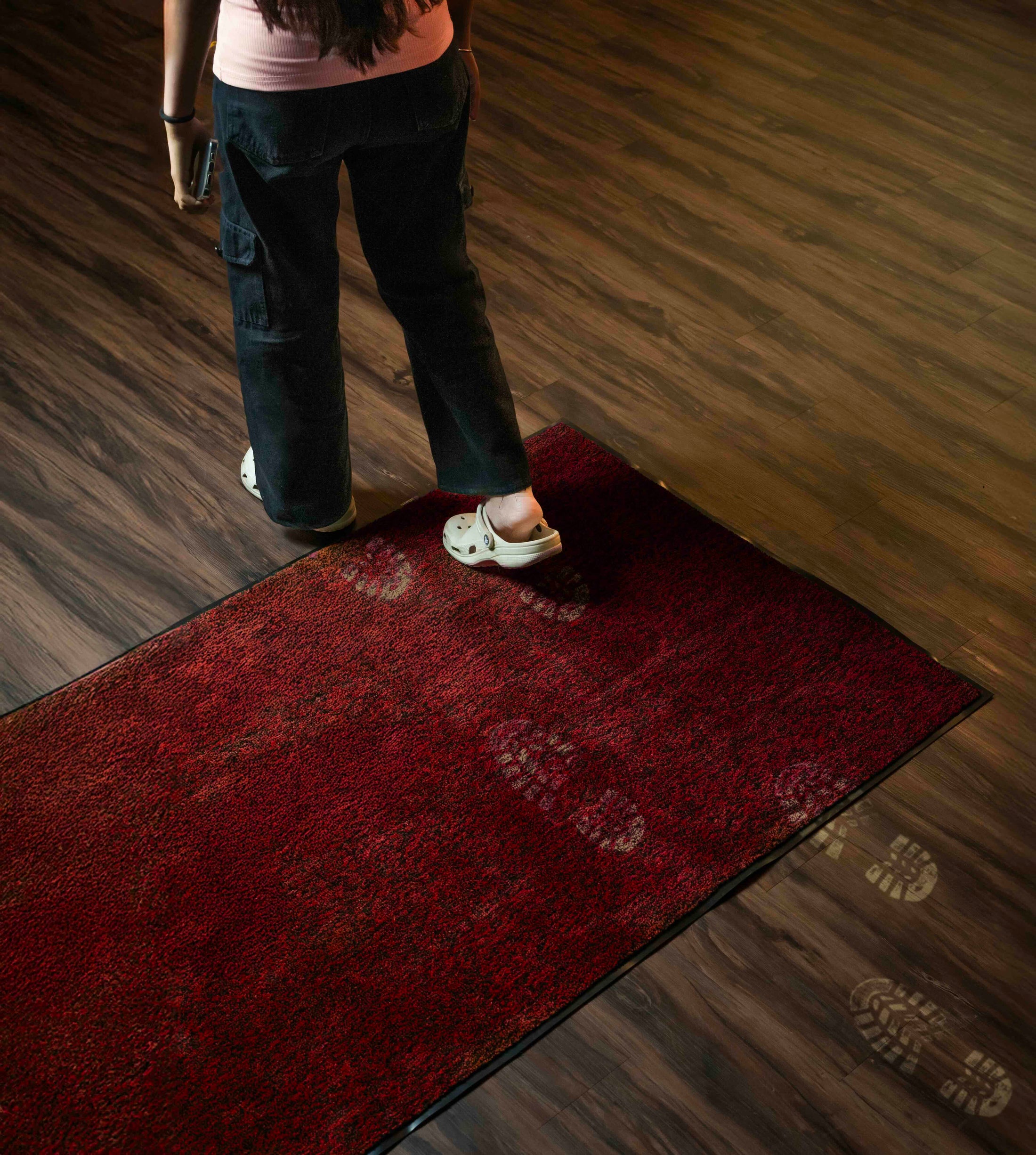 UltiClean SoftTread Dirt & Wetness Lock Doormat - Red