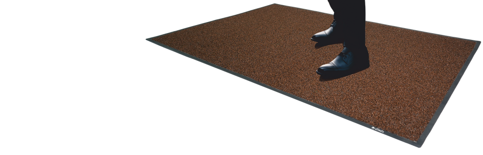 UltiScrape Scraper barrier Mat brown with double compressed borders