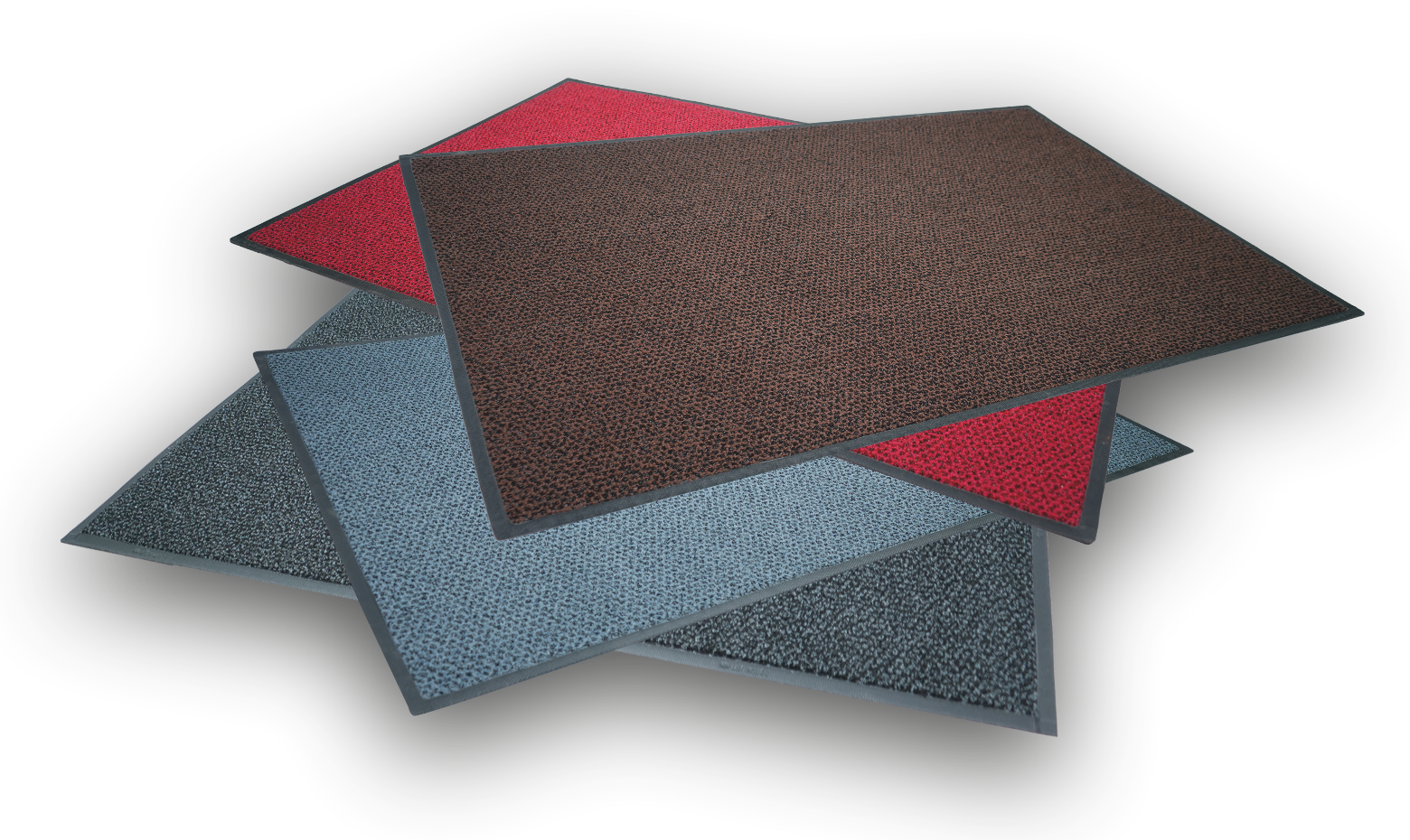 UltiScrub Scraper Dryer matting assorted colors with compressed borders by Ultimats