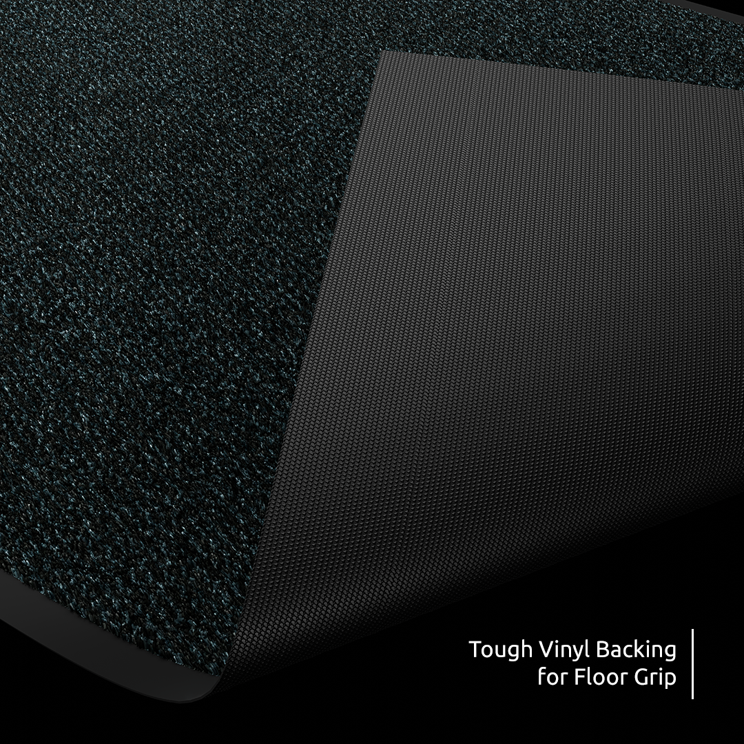 UltiScrub Heavy Traffic DualTread Barrier Mat - Charcoal Noir