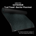 Load image into Gallery viewer, UltiScrub Heavy Traffic DualTread Barrier Mat - Charcoal Noir
