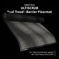 Load image into Gallery viewer, UltiScrub Heavy Traffic DualTread Barrier Mat - Modern Grey
