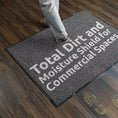 Load image into Gallery viewer, UltiScrub Heavy Traffic DualTread Barrier Mat - Modern Grey

