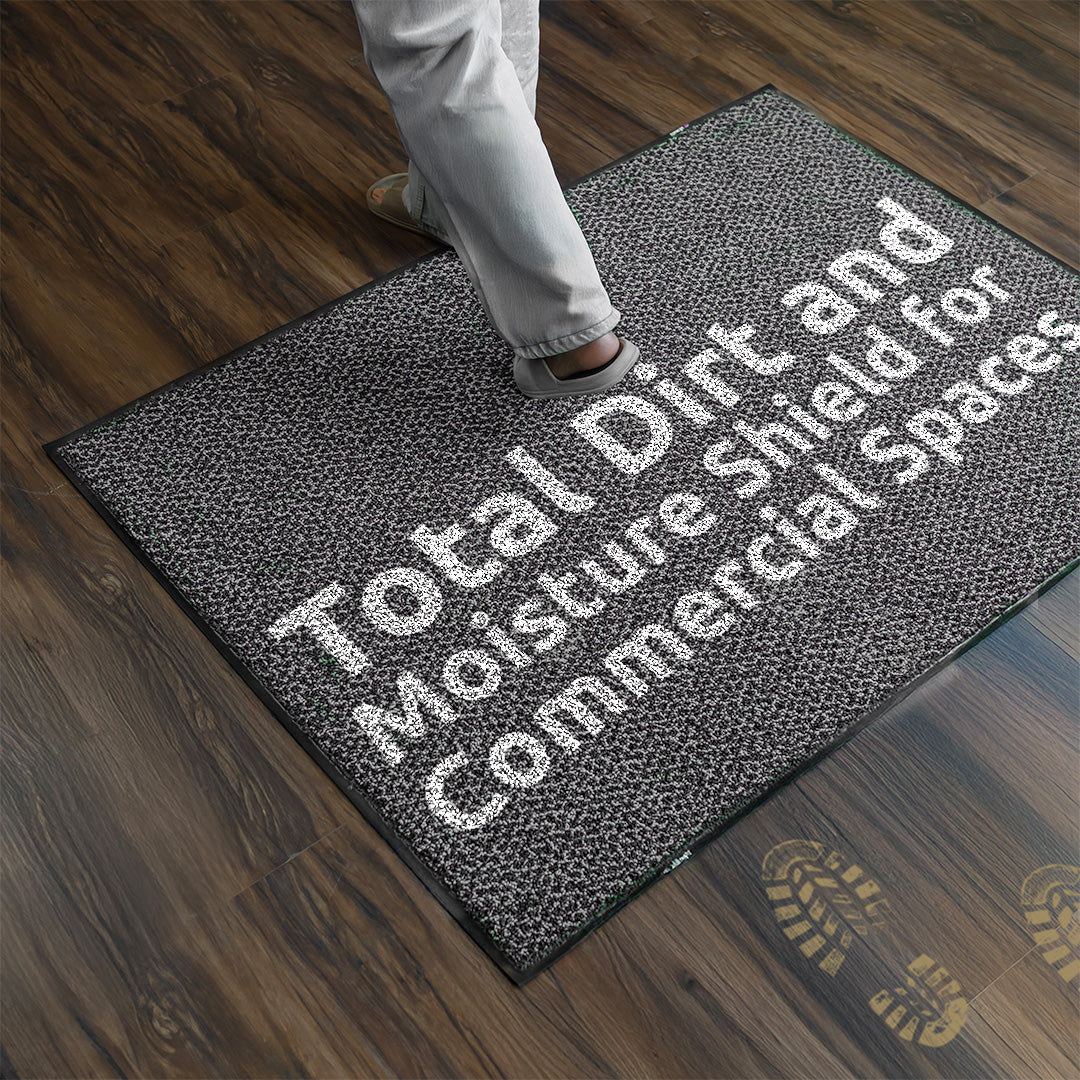 UltiScrub Heavy Traffic DualTread Barrier Mat - Modern Grey