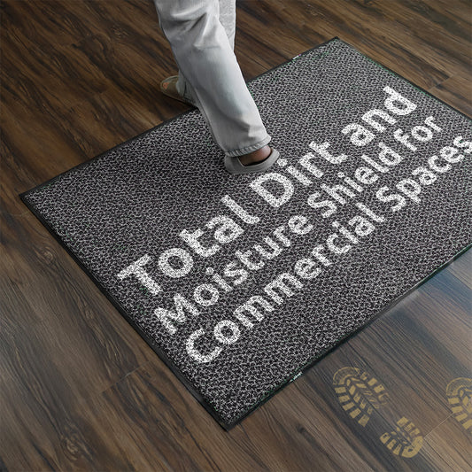 UltiScrub Heavy Traffic DualTread Barrier Mat - Modern Grey