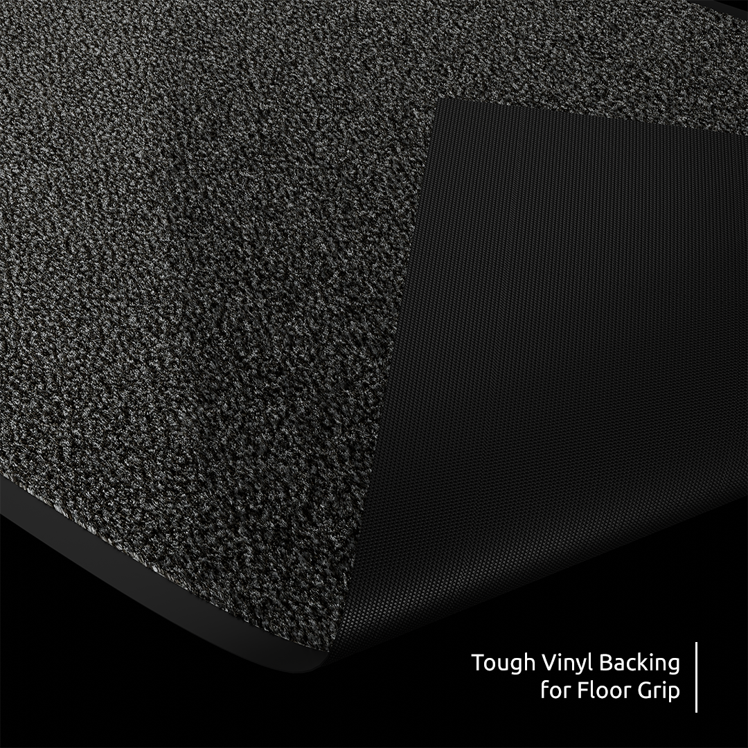 UltiScrub Heavy Traffic DualTread Barrier Mat - Modern Grey