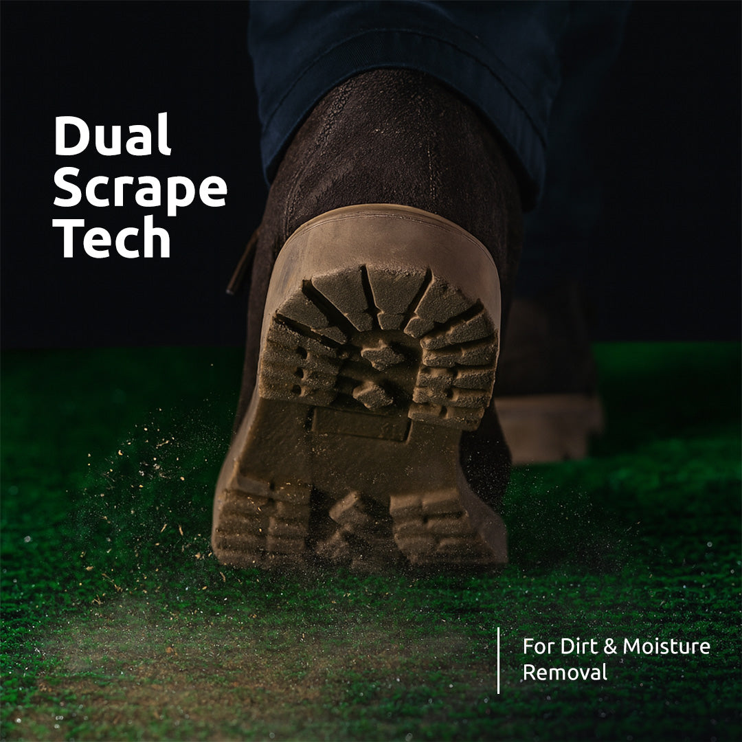 UltiWipe CleanScrape All Weather Mat - Green-Black