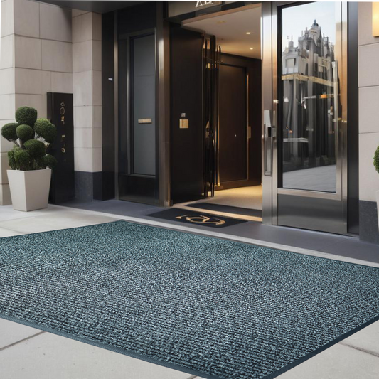 UltiWipe Grey Mat at hotel entrance by ultimats