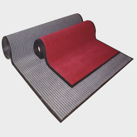 UltiWipe grey and red rolled-up mats by Ultimats