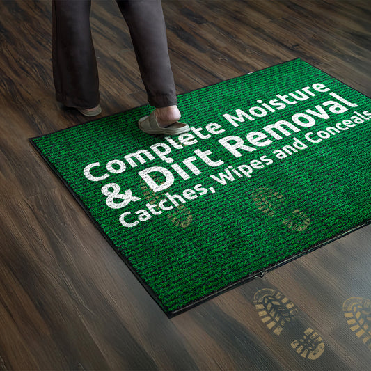 UltiWipe CleanScrape All Weather Mat - Green-Black